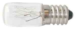 Lampe frigo E 14 TUBE Claire 230 V -15 W