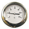 Thermomètre à capillaire boitier métal diam 100 mm 0°/+120°C