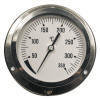 Thermomètre à capillaire boitier métal diam 100 mm +50°/+350°C