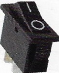 Interrupteur à touche basculante pour découpe 30,2 x 11,1 mm unipolaire non lumineux gravure 0/1