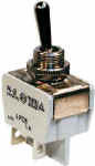 Interrupteur à levier fonction ON/OFF Bipolaire 15A/250 V (4 bornes)